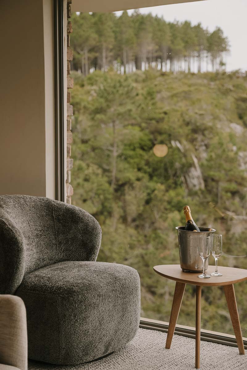 The new Eagles Nest Suite offers forest and ocean views in Tsitsikamma.